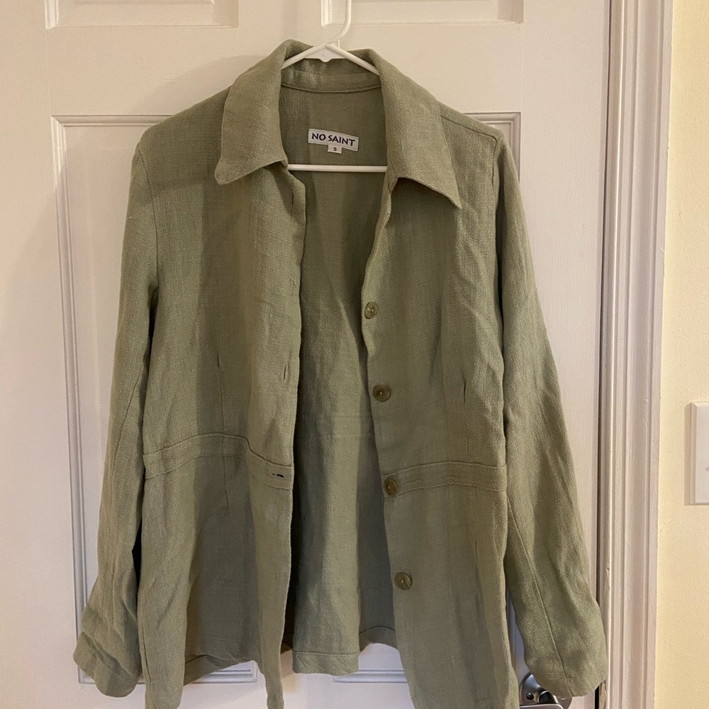 Vintage No Saint Linen Two Piece